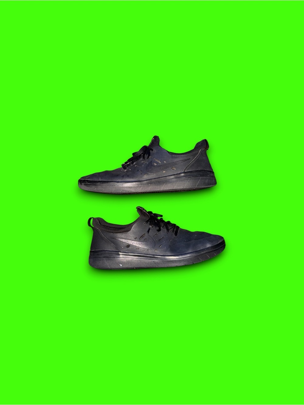 Nike SB Nyjah Free Shoes Black/Black-Black AA4272-003 Men’s US 11